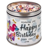 Best Kept Secrets Scented Candle Tin, Happy Birthday