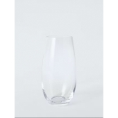 John Lewis Bullet Glass Vase, H27cm, Clear