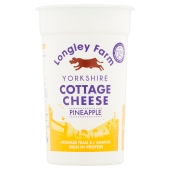 Longley Farm Yorkshire Cottage Cheese Pineapple