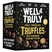 Well&Truly M&lk Chocolate Truffles with Piedemont Hazelnut Filling