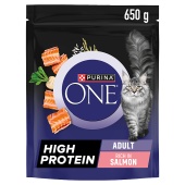 Purina One High Protein Salmon Dry Cat Food
