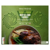 Waitrose Slow Cooked Minted Lamb Shanks