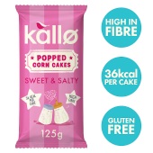 Kallo Sweet & Salty Popped Corn Cakes