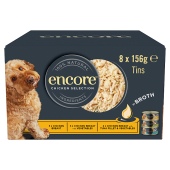 Encore Chicken Broth Selection Dog Tins