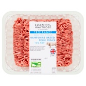 Essential Free Range Pork Mince 12% Fat