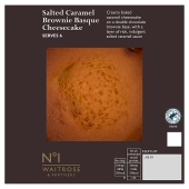 No.1 Salted Caramel Brownie Basque Cheesecake