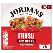 Jordans Frusli Red Berries 6x25g