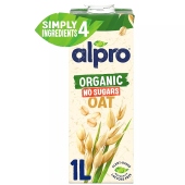 Alpro Organic Oat No Sugars Long Life Drink