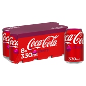 Coca Cola Original Cherry 8x330ml