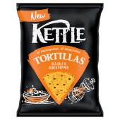 Kettle Tortillas Sea Salt & Black Pepper