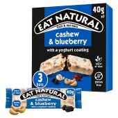 Eat Natural Cashew & Blueberry Yoghurt Coating 3 Bars