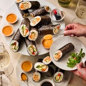 Taiko Chicken Wrap Platter