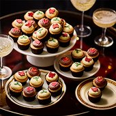 36 Mini Festive Cupcakes