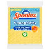 Spontex Sponge Cloths 5s