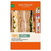 Waitrose Triple Sandwich Selection