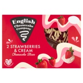English Cheesecake Company 2 Strawberry & Cream Cheesecake