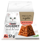 Gourmet Revelations Fine Cuts in Jelly Salmon Wet Cat Food