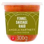 Angela Hartnett with Waitrose Fennel Sausage Ragu