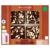 Waitrose Triple Chocolate Brownies