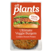 all plants Golden Sweet Potato Veggie Burger