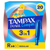 Tampax Compak Pearl Regular Tampons