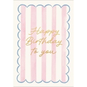 Pink And White Stripe