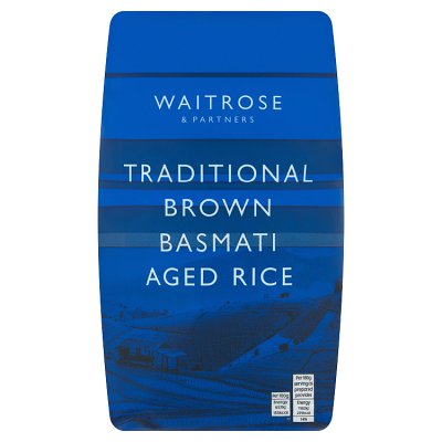 Waitrose Traditional Brown Basmati Aged Rice