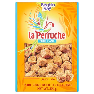 La Perruche Pure Cane Rough Cut Cubes Brown