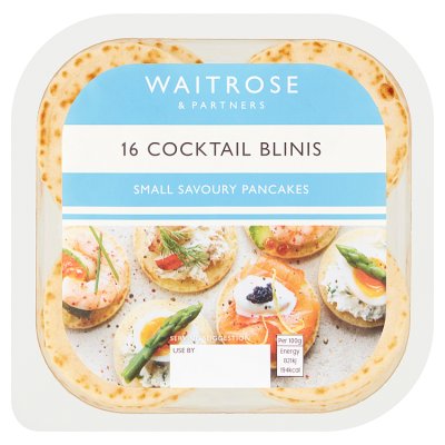 Waitrose 16 Cocktail Blinis
