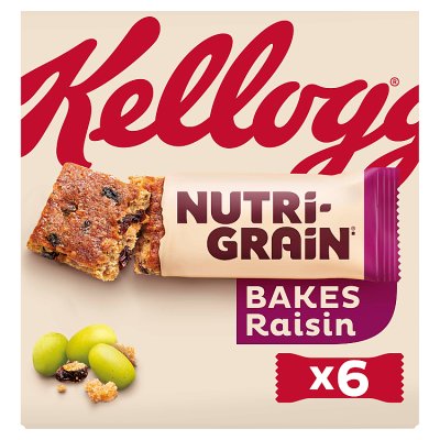 Kellogg's Nutri-Grain Raisin Cereal Breakfast Snack Bar
