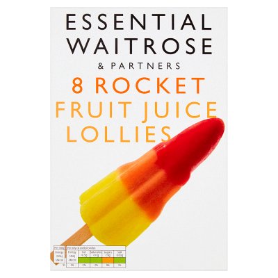 essential Waitrose 8 Rocket Ice Lolly