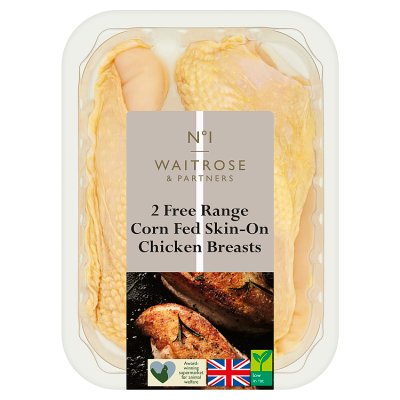 No.1 Free Range Corn Fed Skin-On Chicken Breast Fillets
