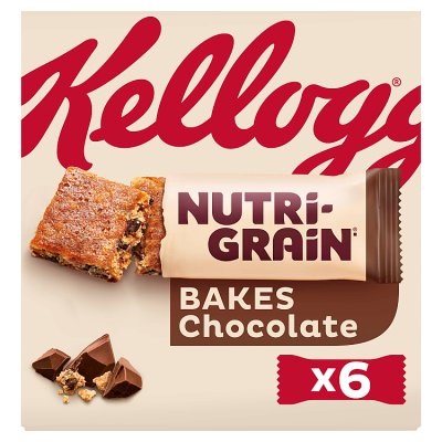 Kellogg's Nutri-Grain Chocolate Cereal Breakfast Snack Bar