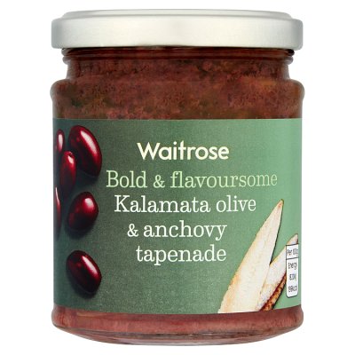 Waitrose Tapenade Kalamata Olive & Anchovy