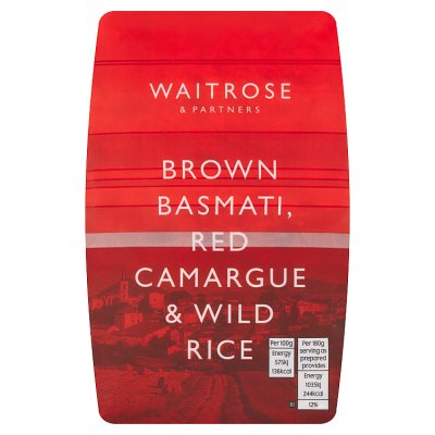 Waitrose Brown Basmati, Red Camargue & Wild Rice