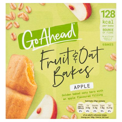Go Ahead Apple Fruit and Oat Bakes Snack Bars