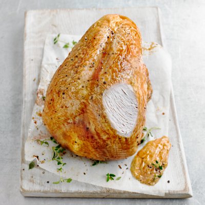 Medium Free Range Bronze Feathered Turkey Breast Crown With Prime Wing Waitrose Partners