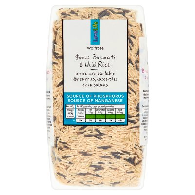 Waitrose LoveLife Brown Basmati & Wild Rice