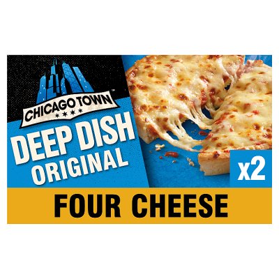 Chicago Town 2 Deep Dish Four Cheese Pizzas