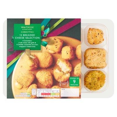 Waitrose Party GF V Breaded Cheese 12s
