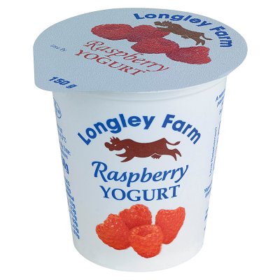 Longley Farm Raspberry Yogurt Single