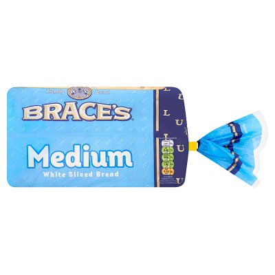 Brace's Medium White Sliced Bread