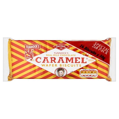 Tunnock's caramel wafer biscuits