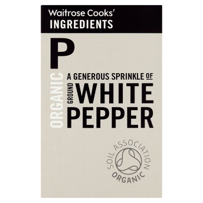 Waitrose CI Organic Ground White Pepper