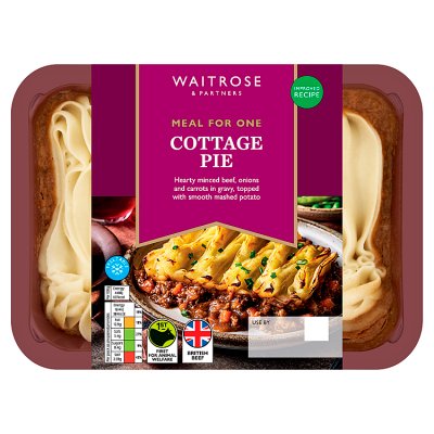 Waitrose Classics Cottage Pie for 1
