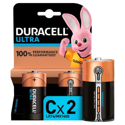 Duracell Ultra C Batteries Alkaline