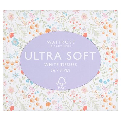 Waitrose Ultra Soft White Tissues