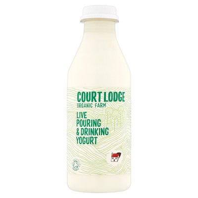 Court lodge bio pouring yogurt