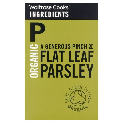 Waitrose CI Organic Dried Flat Leaf Parsley