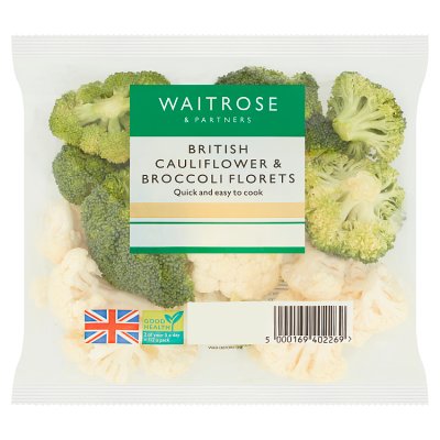 Waitrose Cauliflower & Broccoli Florets